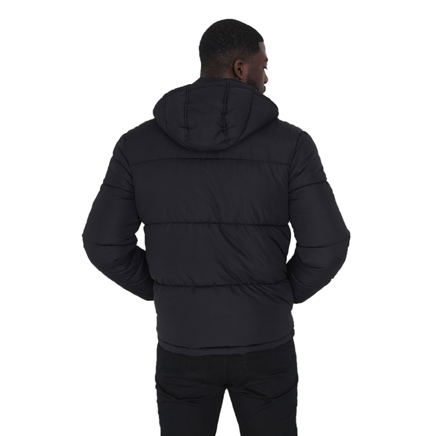 Mens Brave Soul DAVISHOOD Padded Jacket-1